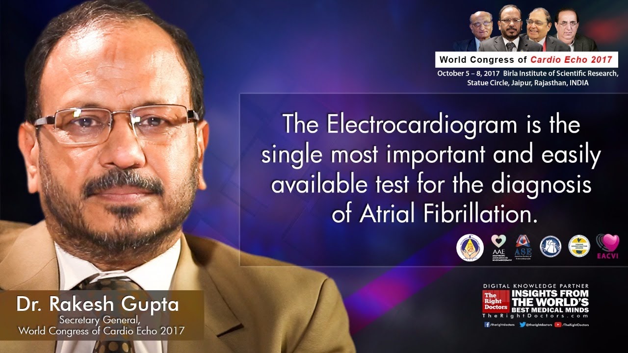 The Electrocardiogram is the single most important and easily available test for the diagnosis for Atrial Fibrillation