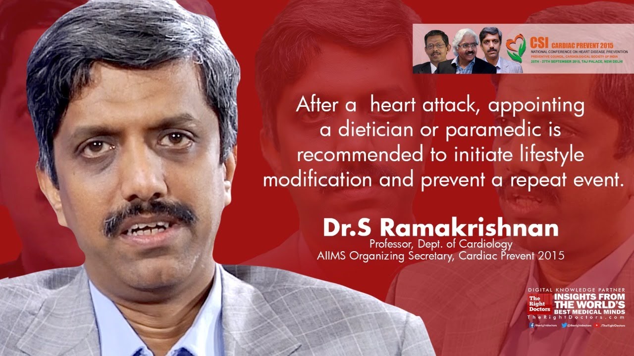 After a Heart Attack, Appointing a dietician or paramedic