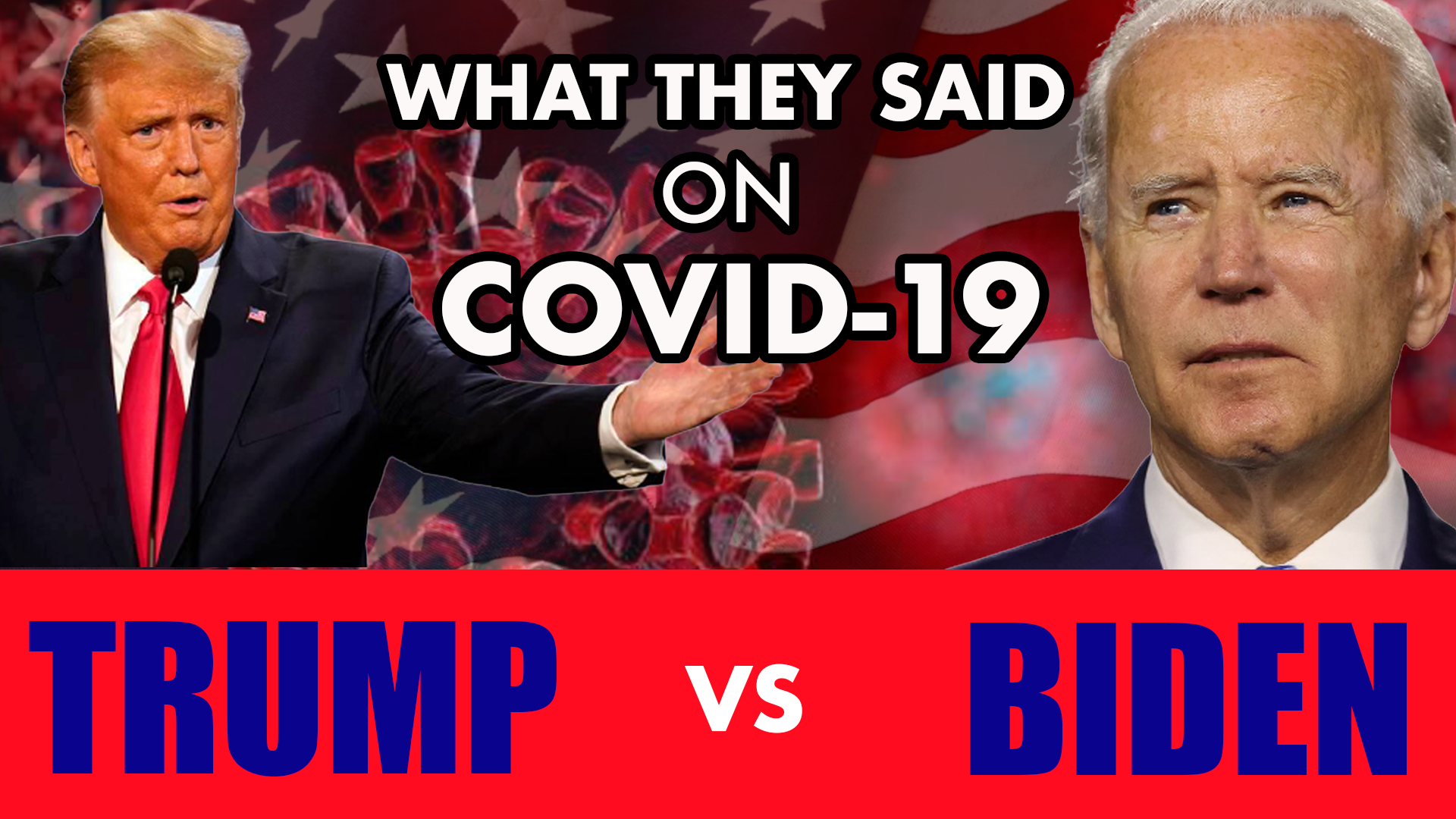 President Trump vs Joe Biden: COVID-19 Debate