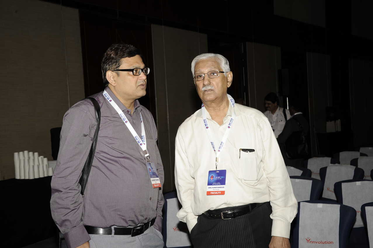 Dr.Amal Banerjee participating in csinic-2016, sharing insights in Senior Cardiologist