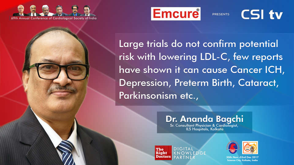 Dr. Ananda Bagchi participating in csi-2017, sharing insights in Cardiologist