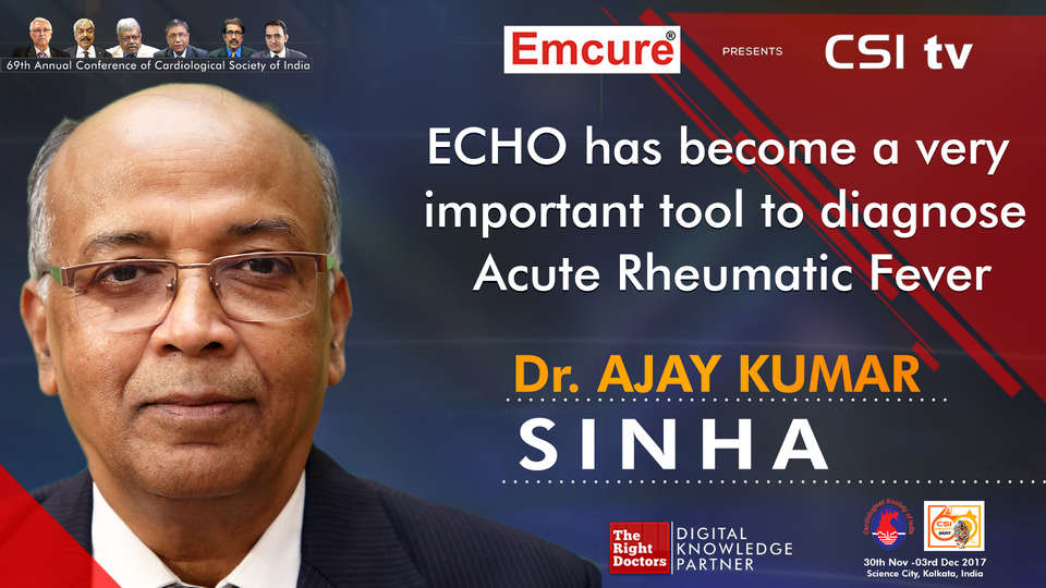 Dr. Ajay Kumar Sinha participating in csi-2017, sharing insights in Cardiologist