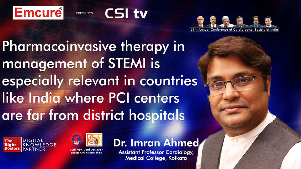 Dr. Imran Ahmed participating in csi-2017, sharing insights in Assistant Professor - Cardiology,  Medical College, Kolkata