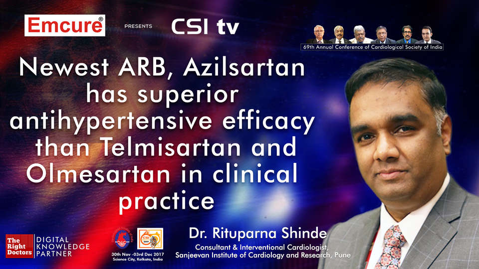 Dr. Rituparna Shinde participating in csi-2017, sharing insights in Cardiologist