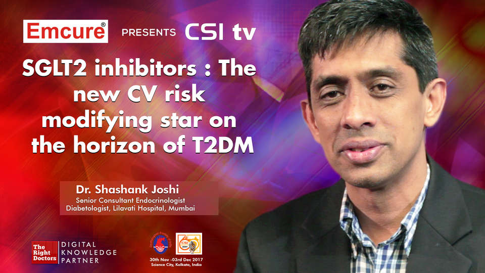 Dr. Shashank Joshi participating in csi-2017, sharing insights in Senior Consultant Endocrinologist