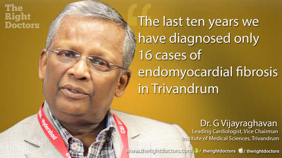 Important: Only 16 cases of endomyocardial fibrosis in trivandrum over ten years