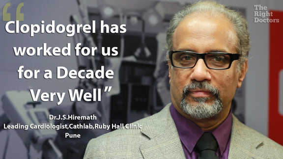 Clopidogrel has worked well for a decade — a crucial reminder from Dr. JS Hiremath.