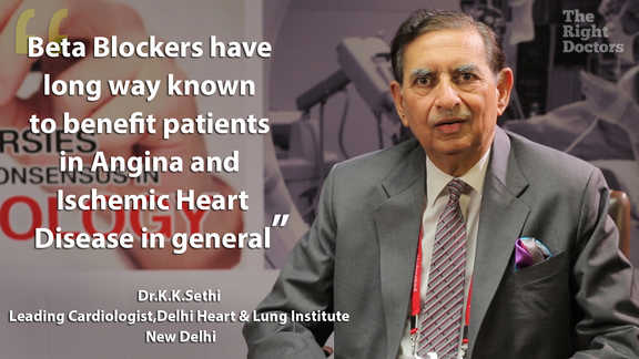 Dr. KK Sethi: "Beta blockers for angina and ischemic heart disease"