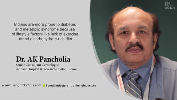 indians prone to diabetes and metabolic syndrome due to lifestyle — a crucial reminder from Dr. AK Pancholia.