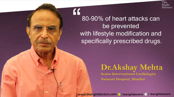 Drugs and lifestyle changes can prevent 80 percent heart attacks — Dr. Akshay Mehta explains why this matters.