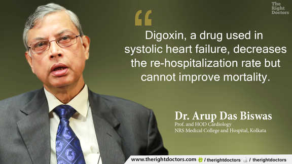 Digoxin decreases rehospitalization rate in systolic heart failure — clinicians should take note.