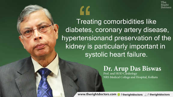 Dr. Arup Das Biswas: "Treating comorbidities is important in systolic heart failure"