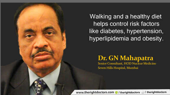 Dr. GN Mahapatra: "Walking and healthy diet to keep risk factors in control"