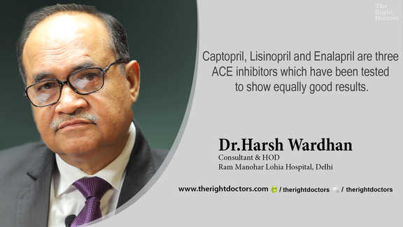 Important: Captopril lisinopril and enalapril show equally good results