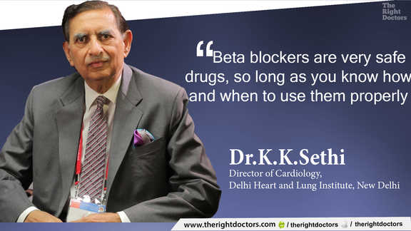 Beta blockers are very safe drugs — a crucial reminder from Dr. KK Sethi.