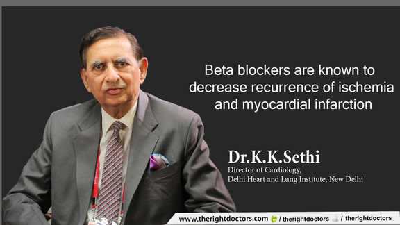Beta blockers decrease recurrence of ischemia and mi — Dr. KK Sethi explains why this matters.