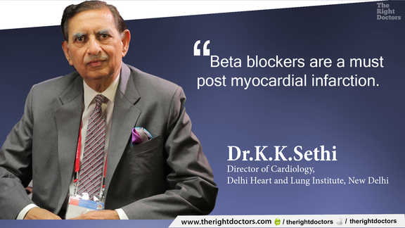 Beta blockers are mandatory post mi — Dr. KK Sethi explains why this matters.