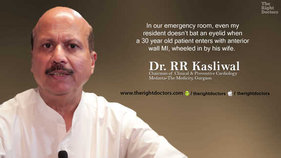 30 year old patient with anterior wall MI is not uncommon — a crucial reminder from Dr. RR Kasliwal.