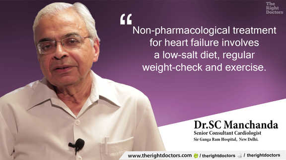 Important: Low salt diet weight control and exercise for heart failure