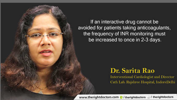 Increase frequency of inr monitoring if interactive drugs cannot be avoided — clinicians should take note.