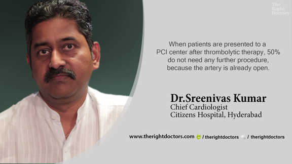 50 percent patients do not need further treatment after thrombolysis — Dr. Sreenivas Kumar explains why this matters.