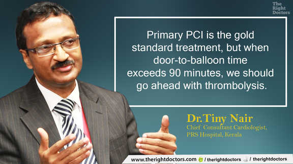 Important: Door to balloon time should be less than 90 minutes for primary pci