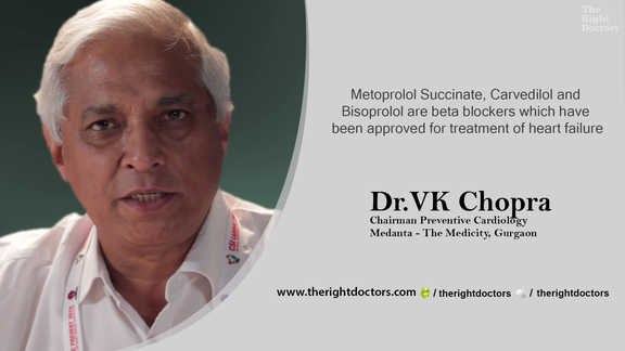 Dr. VK Chopra: "Beta blockers for treatment of heart failure"
