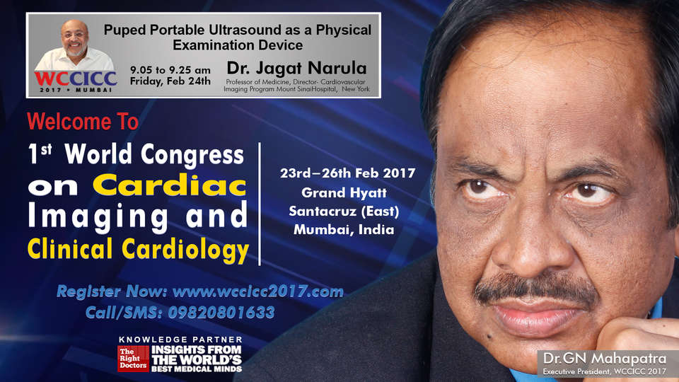 Dr.Jagat Narula participating in wccicc-2017, sharing insights in Prof. of Medicine, Director