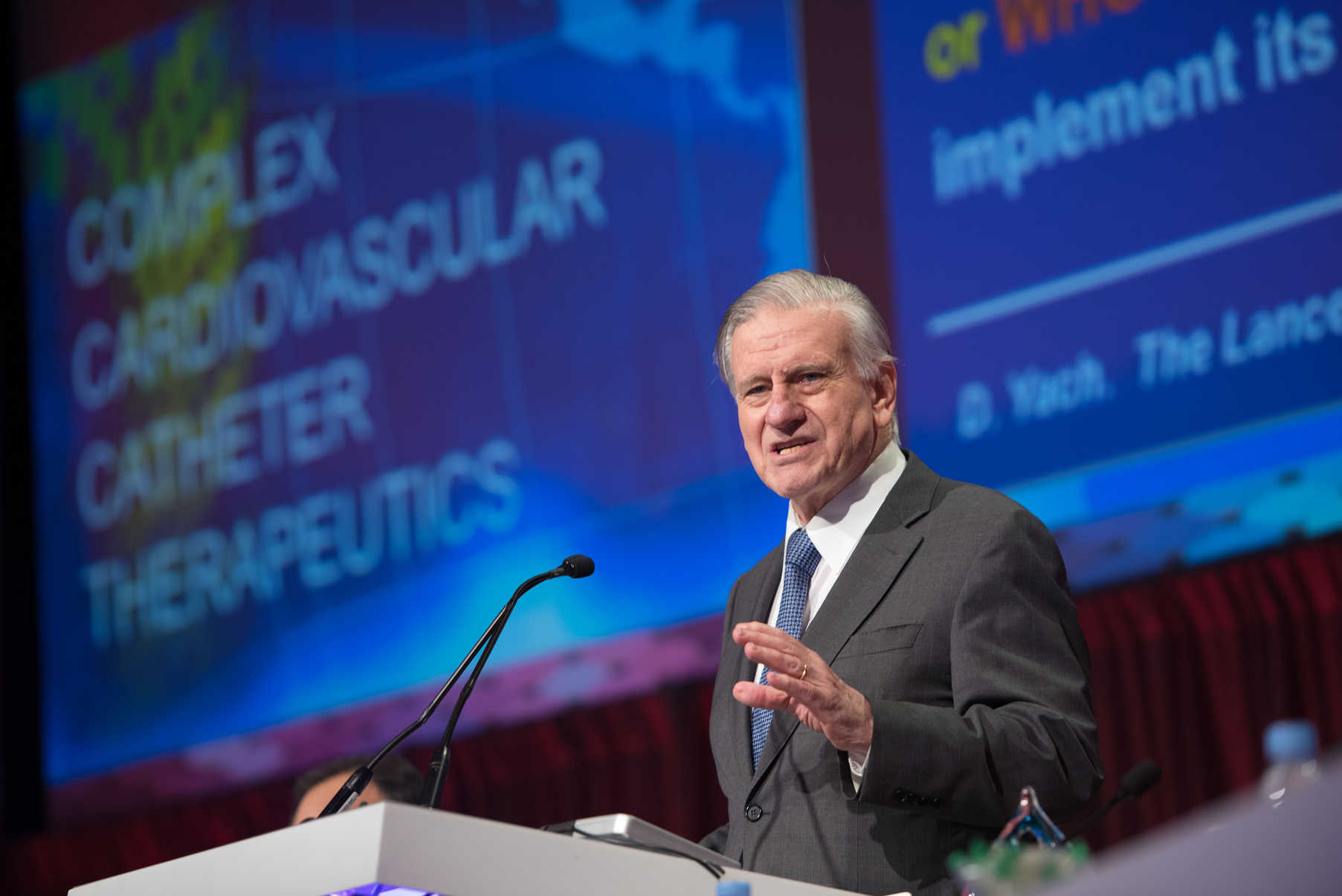Dr.Valentine Fuster participating in c3, sharing insights in Physician-in-Chief