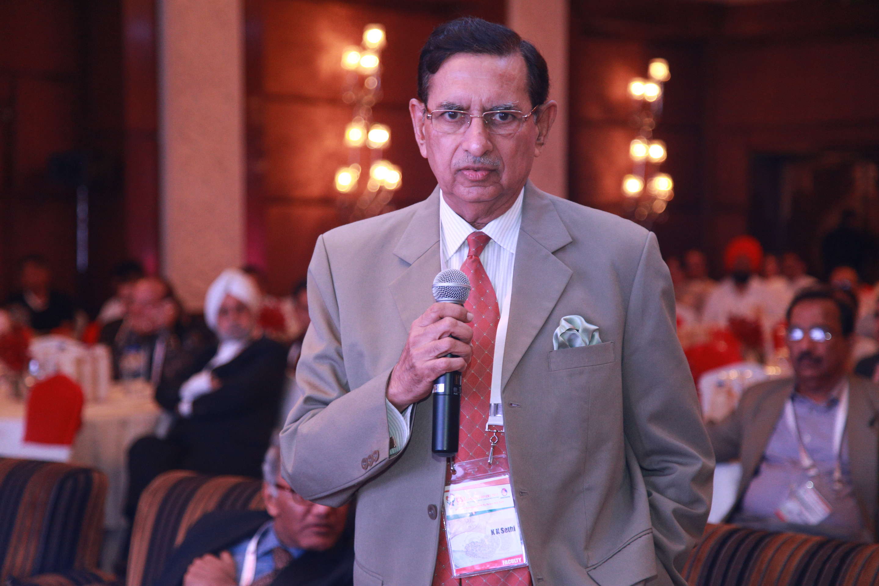Dr.KK Sethi participating in cardiac-prevent-2015, sharing insights in Chairman & Managing Director, HOD - Cardiology