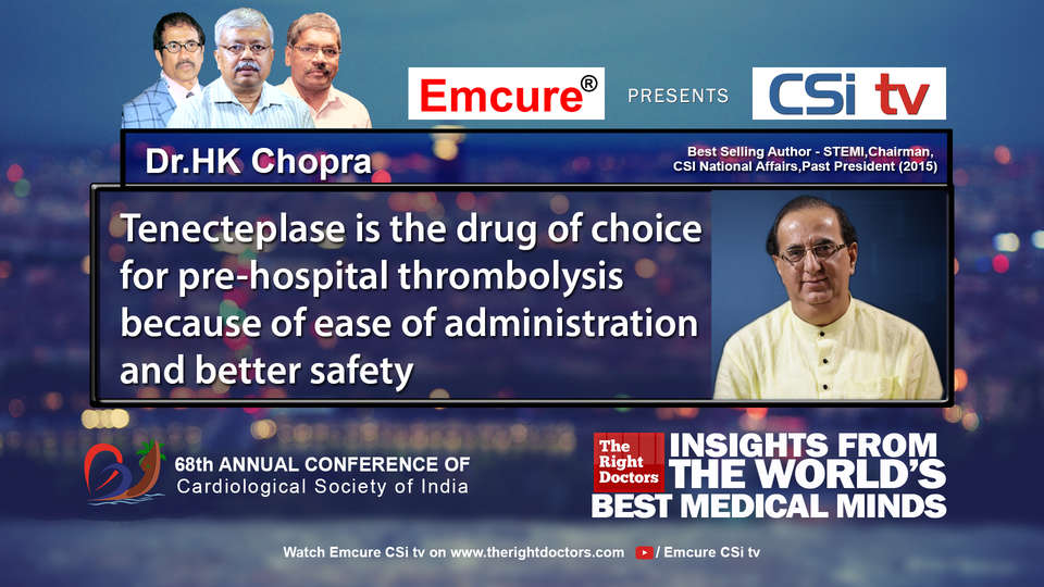 Dr.HK Chopra participating in csikochi-2016, sharing insights in Best Selling Author - STEMI,Chairman, CSI National Affairs,Past President (2015)
