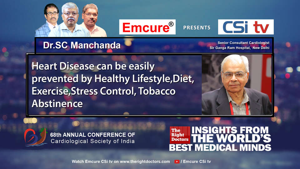 Dr.SC Manchanda participating in csikochi-2016, sharing insights in Senior Consultant Cardiologist