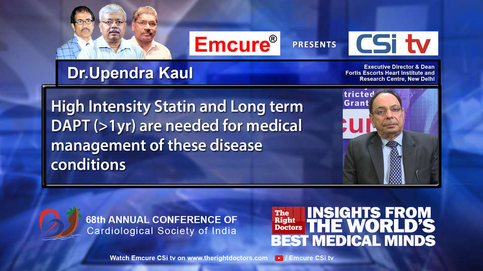 Dr.Upendra kaul participating in csikochi-2016, sharing insights in Executive Director & Dean