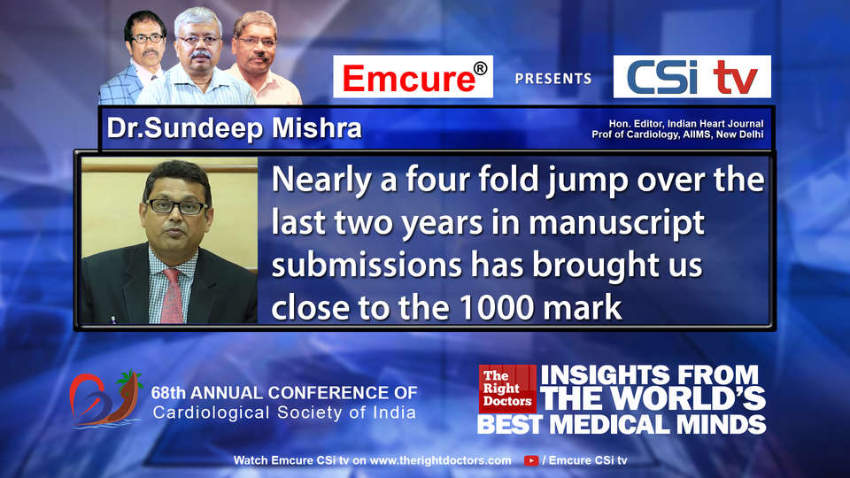 Dr. Sundeep Mishra participating in csikochi-2016, sharing insights in Hon. Editor, Indian Heart Journal, Professor of Cardiology
