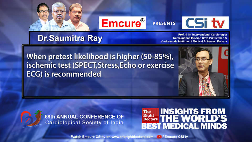 Dr. Saumitra Ray participating in csikochi-2016, sharing insights in Senior Interventional Cardiologist