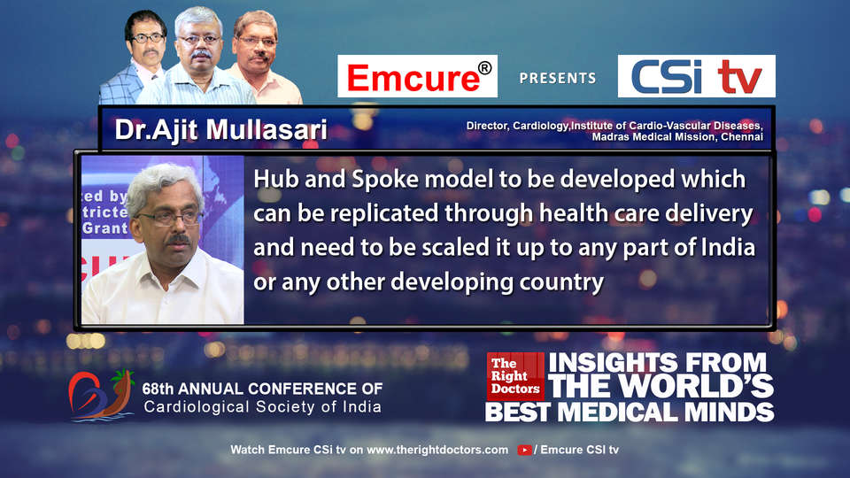 Dr.Ajit Mullasari participating in csikochi-2016, sharing insights in Director