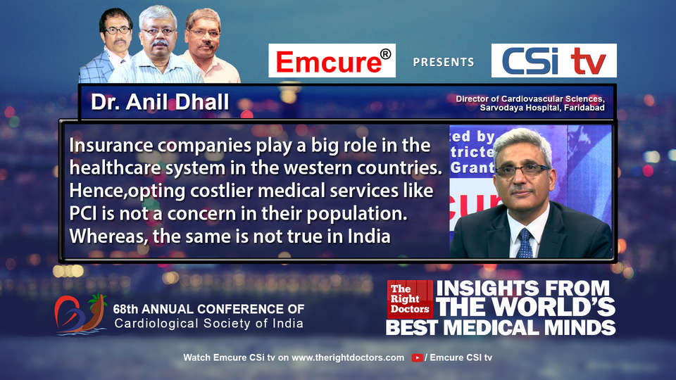 Dr. Anil Dhall participating in csikochi-2016, sharing insights in Director of Cardiovascular Sciences