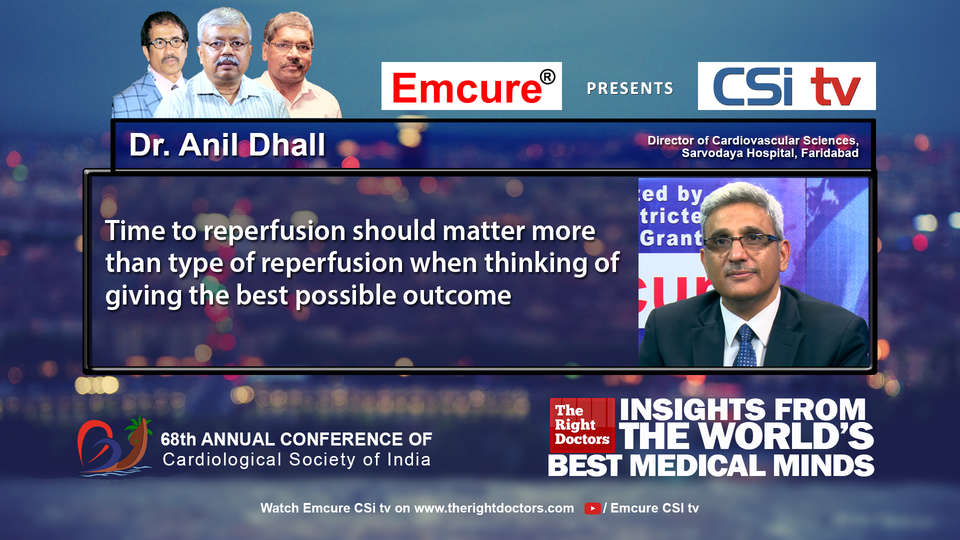 Dr. Anil Dhall participating in csikochi-2016, sharing insights in Director of Cardiovascular Sciences
