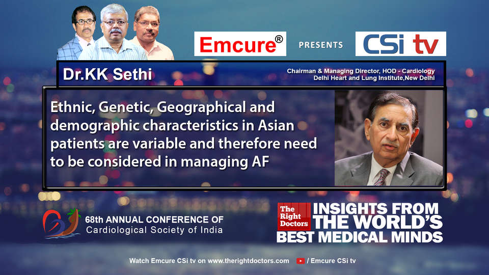 Dr.KK Sethi participating in csikochi-2016, sharing insights in Chairman & Managing Director, HOD - Cardiology