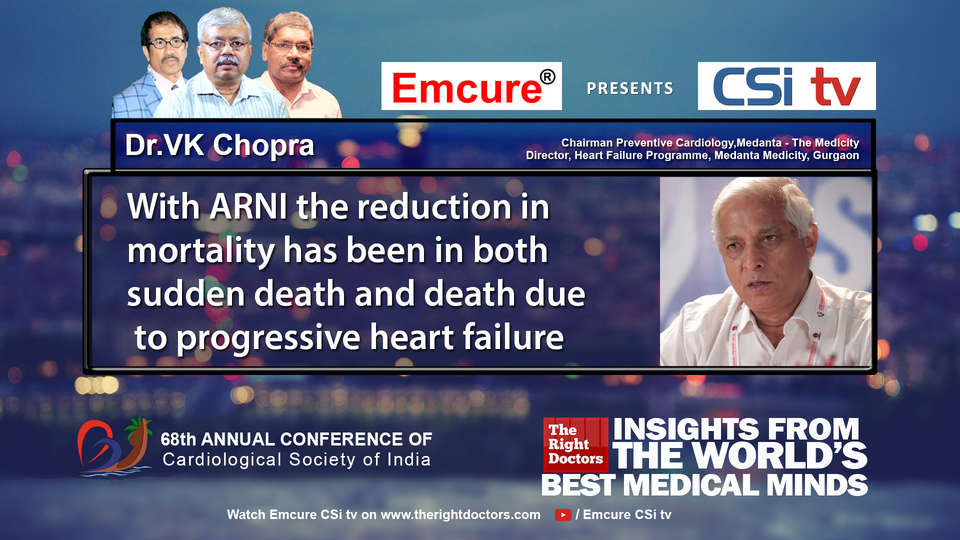Dr.VK Chopra participating in csikochi-2016, sharing insights in Director, Heart Failure Programme