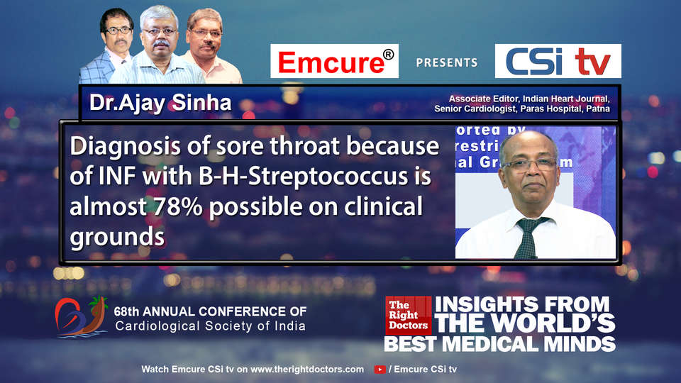 Dr. Ajay sinha participating in csikochi-2016, sharing insights in Associate Editor, Indian Heart Journal,Senior Cardiologist