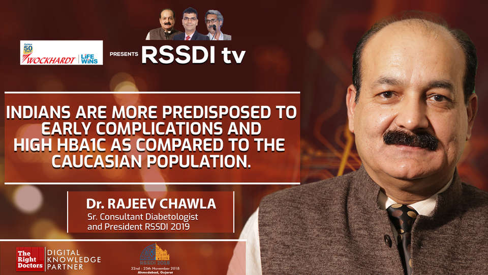 Dr. Rajeev Chawla participating in rssdi-ahmedabad-2018, sharing insights in Cardiologist