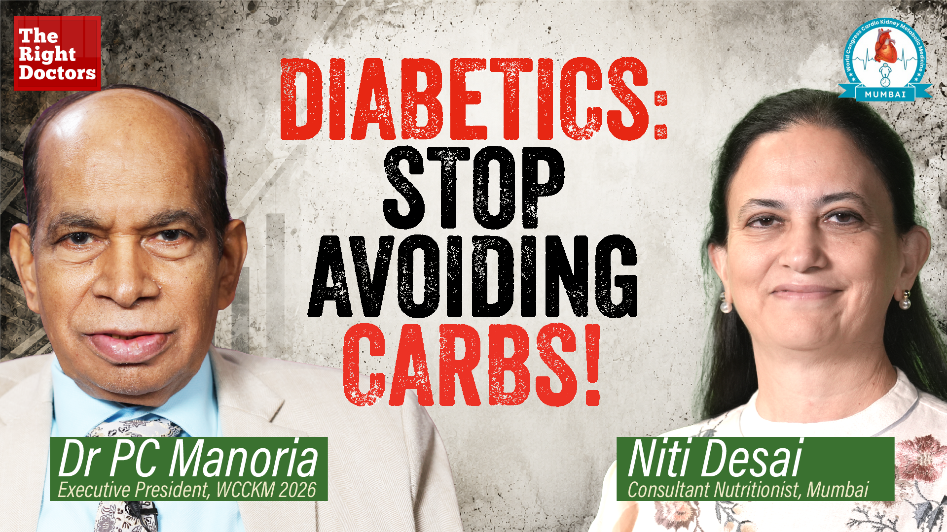 Dr Niti Desai in conversation with Dr P C Manoria on Navigating Nutrients in CKM Management